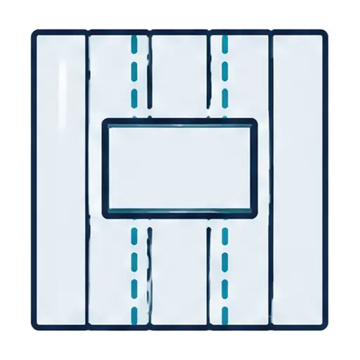 Schematic icon: Paneled Den TV Mounting
