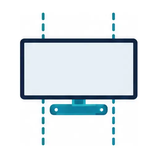 Schematic icon: TV Wall Mounting