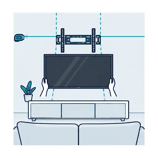 Illustration: step 3 — Studs, height, level
